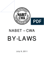 NABET BY-LAWS, July 9, 2011