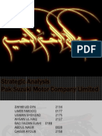 Strategic Analysis Pak Suzuki Motors