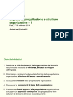 1-Logiche Di Progettazione e Strutture Organizzative