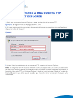 Cómo conectarse a una cuenta FTP con Internet Explorer