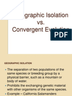 Geographic Isolation