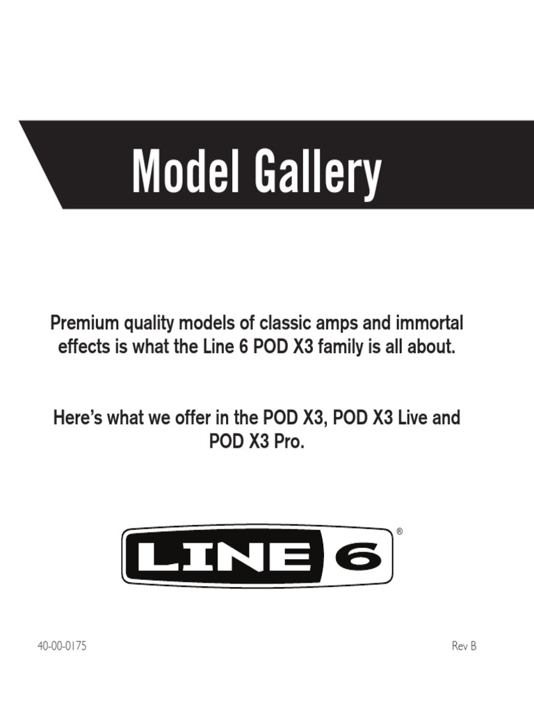Line 6 Pod Models | PDF | Irish Musical Instruments | Celtic Musical ...