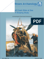 Aircraft Crash Sites at Sea - A Scoping Study Project Report