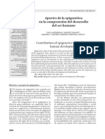 Aportes de La Epigenética en La Comprensión Del Desarrollo Del Ser Humano 2010