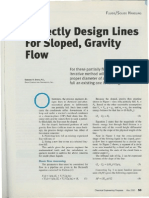 Gravity Flow Lines