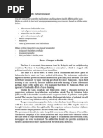 Examples of Transactional Writing