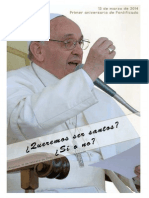 Primo Anniversario Papa Francesco 2013-2014 13-03