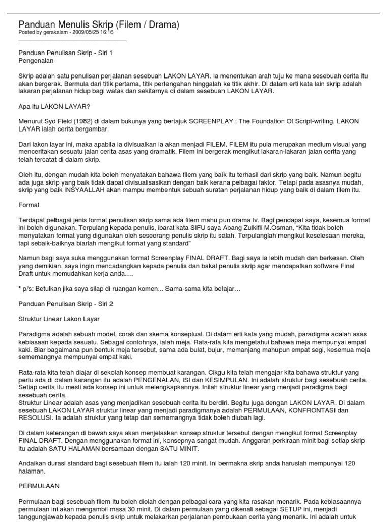 Skrip | PDF