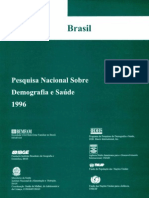 Pesquisa Nacional Sobre Demografia e Saúde (PNDS - 1996)