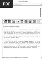 A Formação Das Bacias Sedimentares