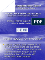 Parent Education Program For Dyslexic Children