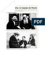 Bárbara Álvarez Plá. Tolstoi, El Espejo de Rusia.