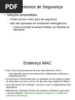 Mecanismos de Seguranca
