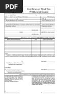 BIR Form 0901-S1: Treaty Application | PDF | Taxes | Taxpayer