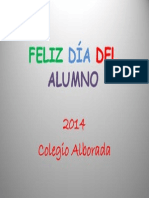 Feliz Día Del Alumno