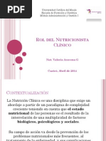 Rol Del Nutricionista Clínico