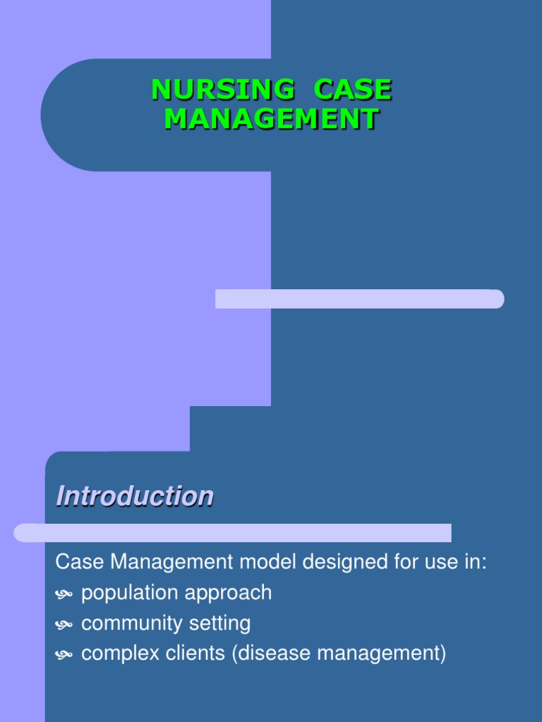 Nursing Case Management PDF Case Management (Usa Health System