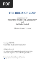 Rules of Golf - 2008