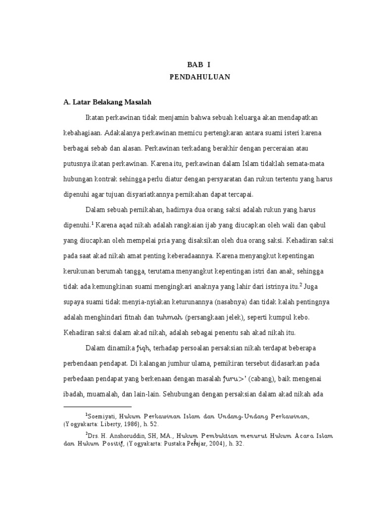 01 Bab 1 Saksi Nikah Pdf