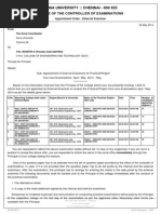 External Examiner Appointment Letter