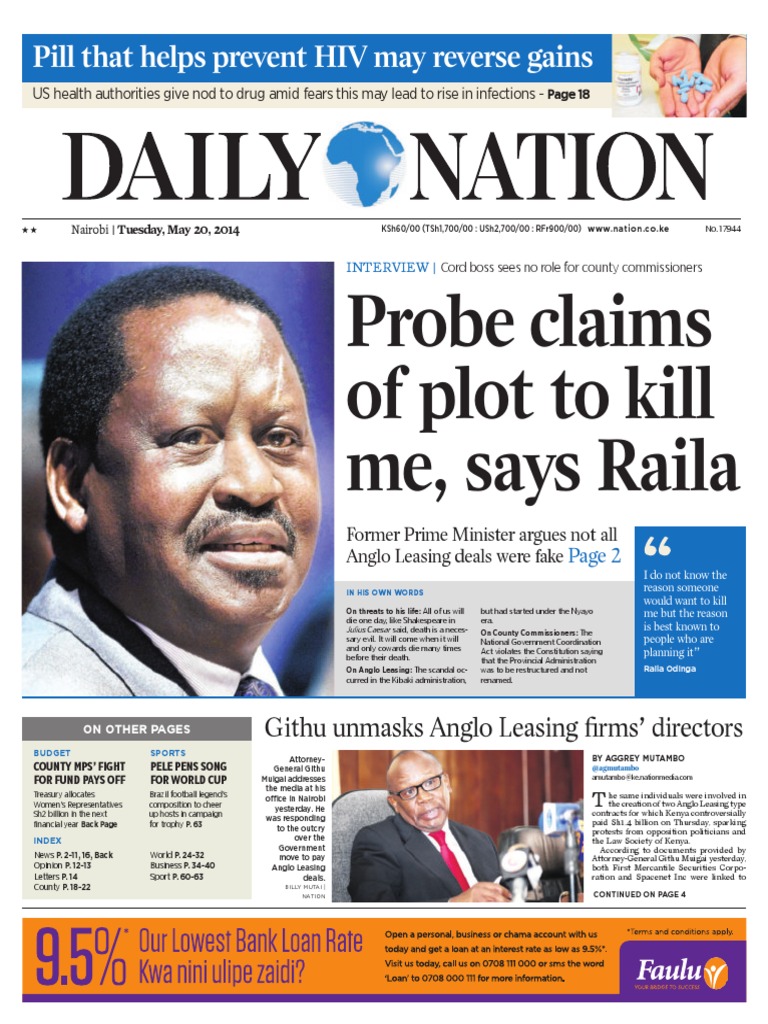 Daily Nation 20.05.2014 Lawyer Government