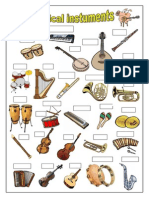 Music Instrument Worksheet