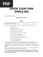 Download GROW YOUR OWN SPIRULINA by ecohomes SN22522334 doc pdf