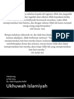 Ukhuwah Islamiyah Tuk Mentoring