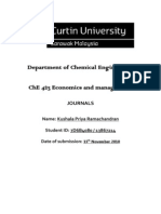 Department of Chemical Engineering: Journals