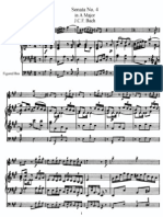 Flute Sonata No 4 in A