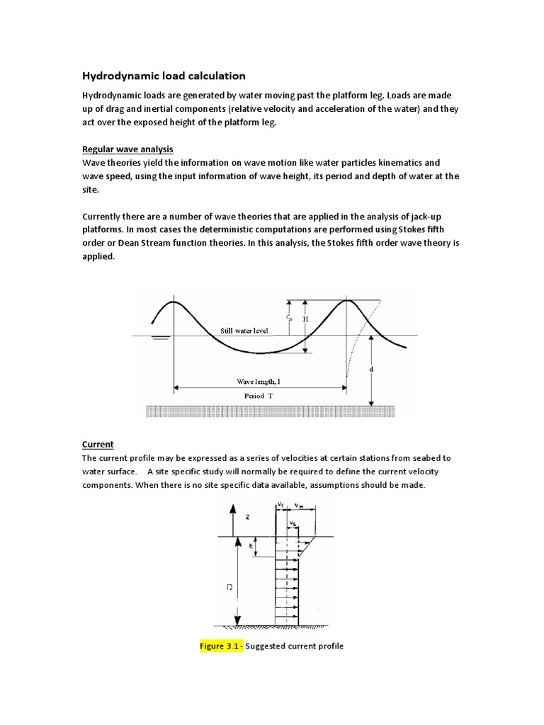 Hydrodynamic Force Report Drag (Physics) Fluid Dynamics