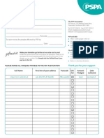 PSPA Sponsor Form - 2014