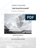 Futuristic Solar Skyscraper Paper