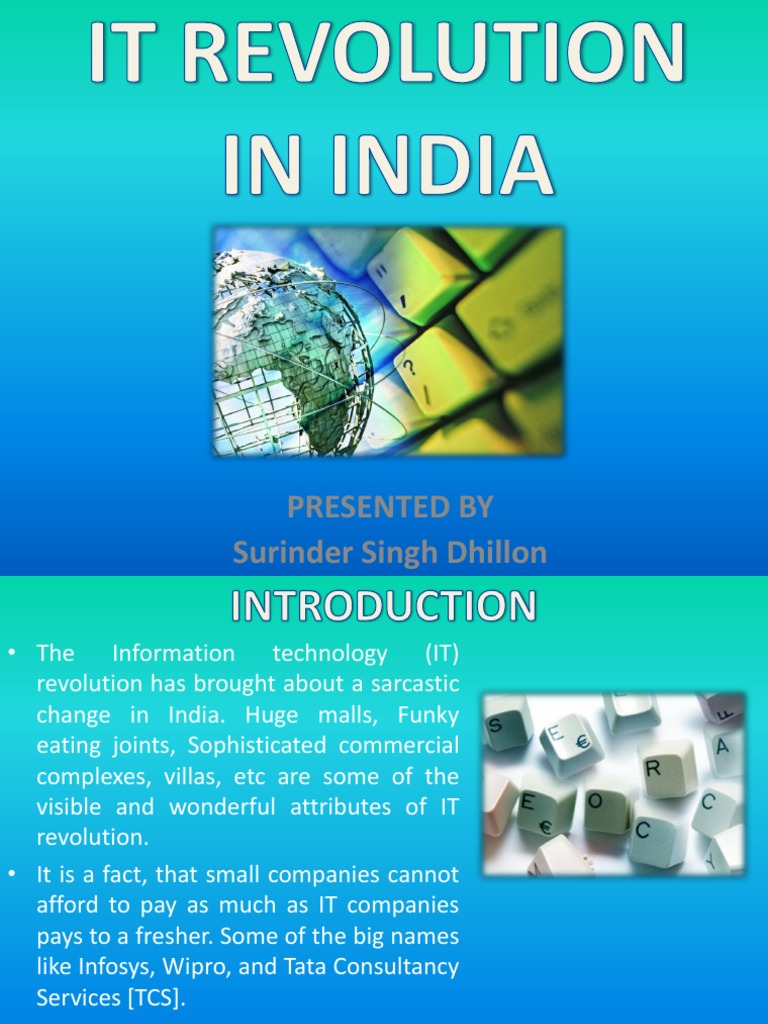 essay on information revolution in india