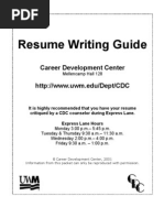 Resume Writing Guide