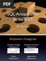 SQL Antipatterns