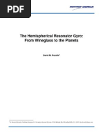 Hemisphere Resonator Gyros