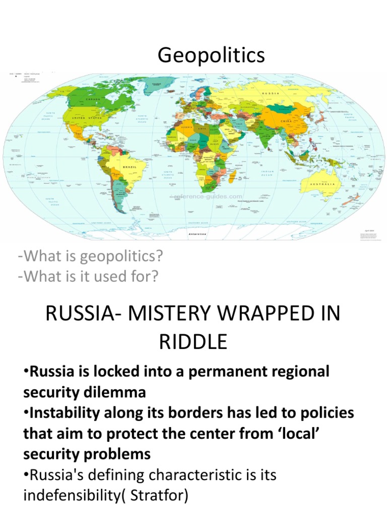 Geopolitics - Russia | Russia | International Politics