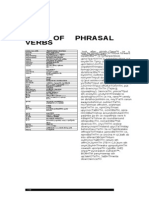 List of Phrasal Verbs