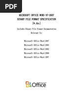 Word 97-2007 Binary File Format ( Doc ) Specification-