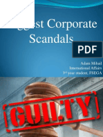 Corporate Scandals