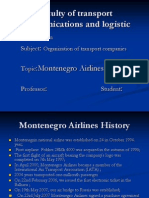 Skolska Prezentacija Montenegro Airlines