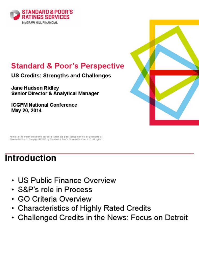 Day2 Sp3 1 ICGFMJaneRidleyMay2014 En Standard &amp; Poor�s