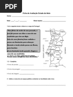 Ficha Avaliação Intermédia 3º Período - EM - 3º Ano