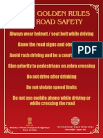 Seven Golden Rules For Road Safety: Ministry of Road Transport & Highways Govt. of India