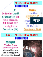 .5 Weight & Mass