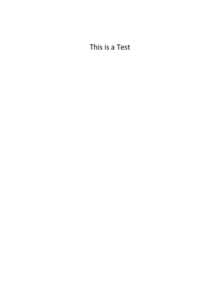Test Document Overview | PDF