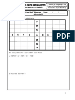 Caderno de Atividade Calculo 6º Ano - 2º Bimestre