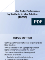 Session 7-Technique For Order Performance by Similarity To Ideal