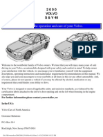 Volvo s40 v40 Owners Manual 2000